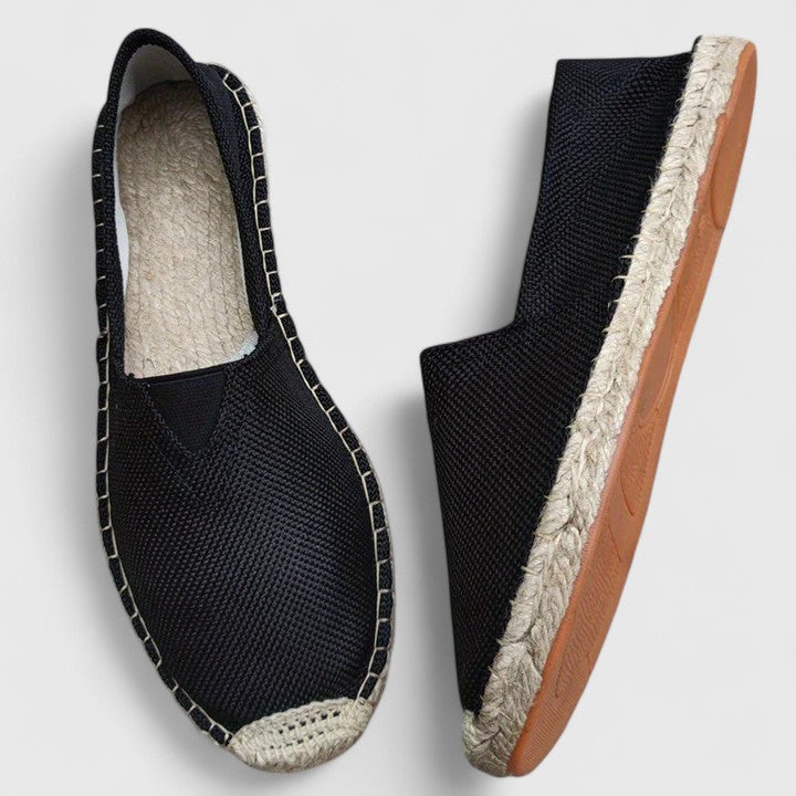 Espadrilles met gevlochten zool