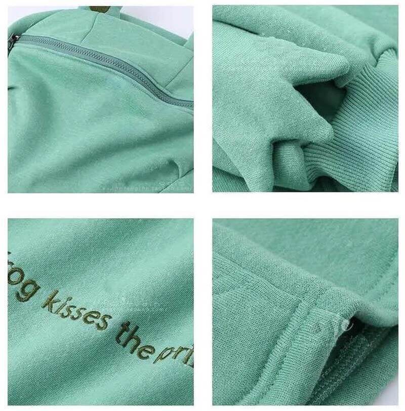 Uniseks hoodie met kikkerontwerp