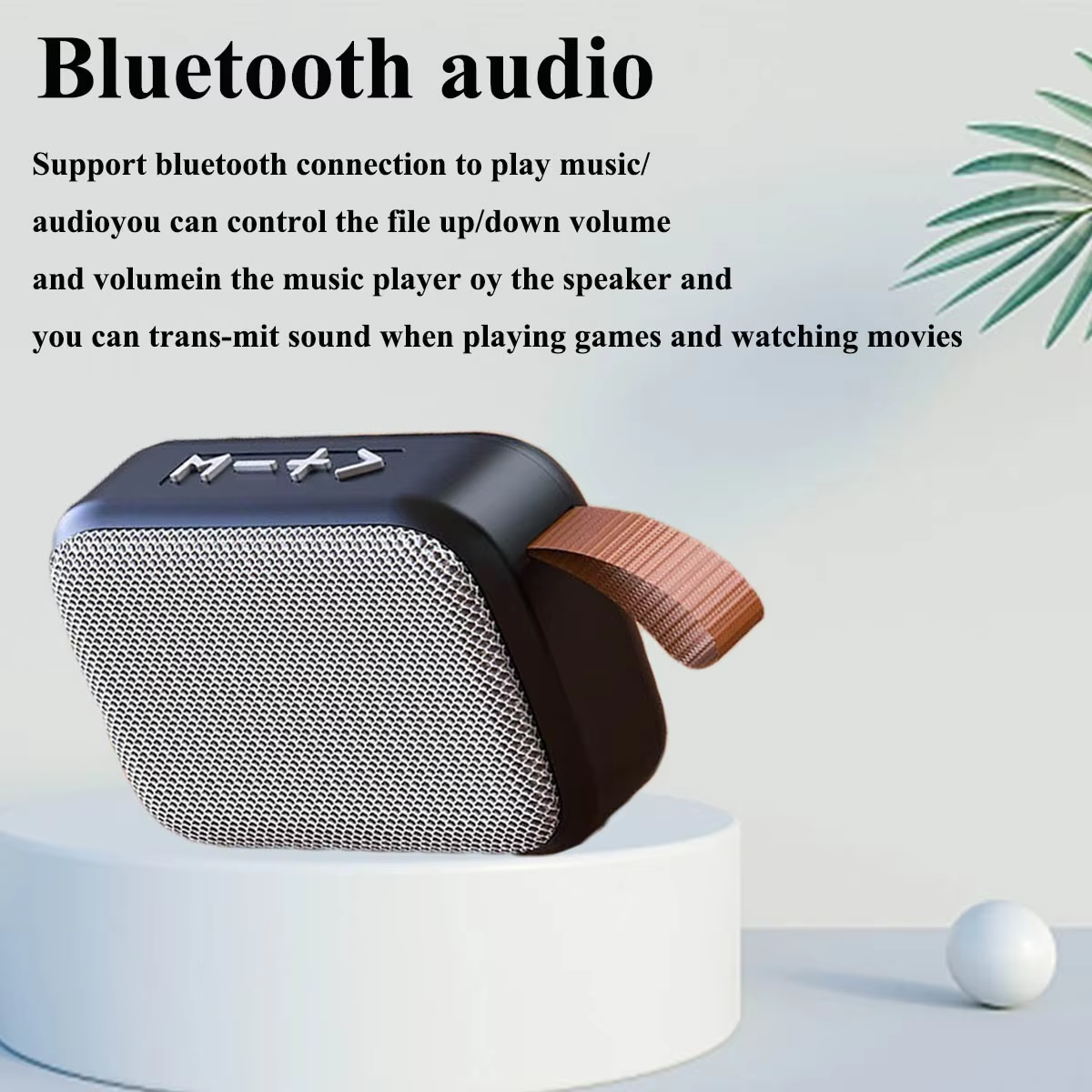 Draagbare Bluetooth-speaker met 3D-stereogeluid