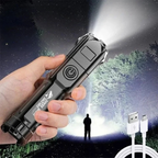 Oplaadbare LED-campingzaklamp met zoom