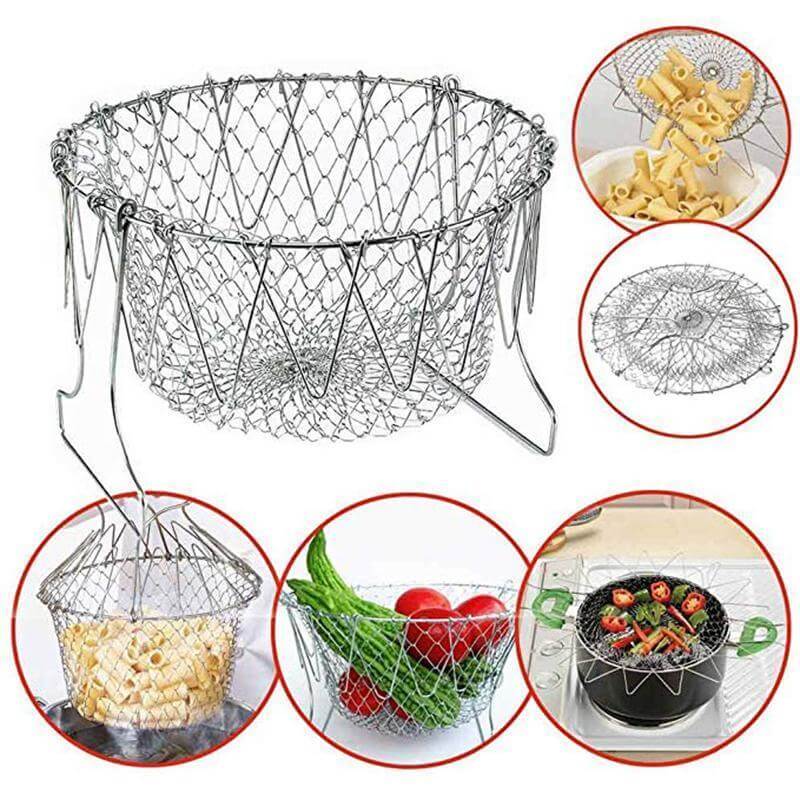 Opvouwbare multifunctionele lekmand Chef Basket