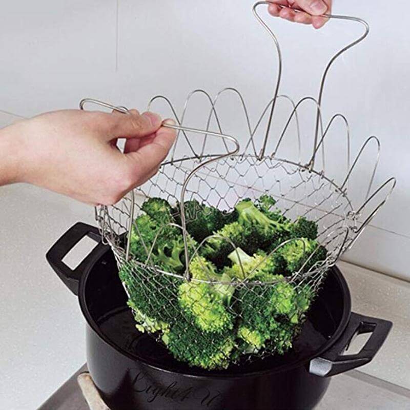 Opvouwbare multifunctionele lekmand Chef Basket