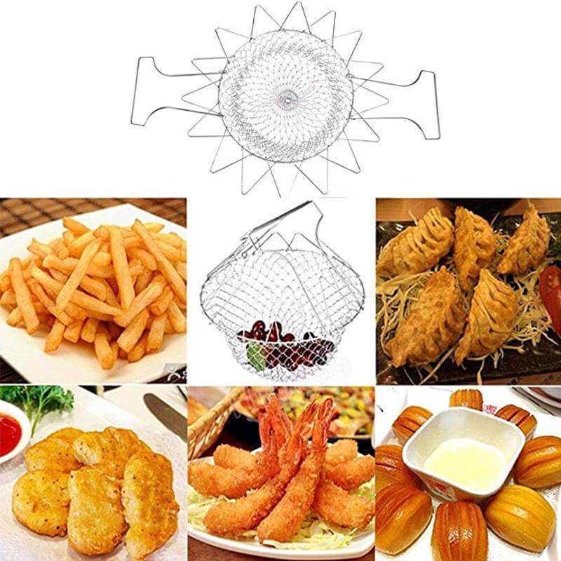 Opvouwbare multifunctionele lekmand Chef Basket