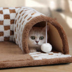 2-in-1 katten tunnel bed