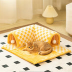 2-in-1 katten tunnel bed