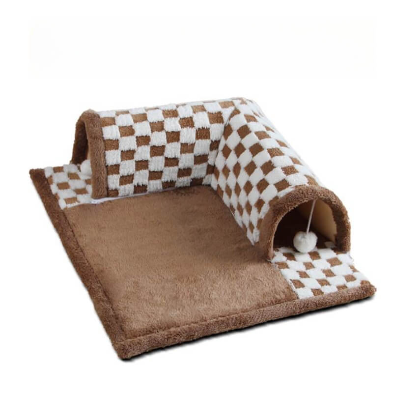 2-in-1 katten tunnel bed
