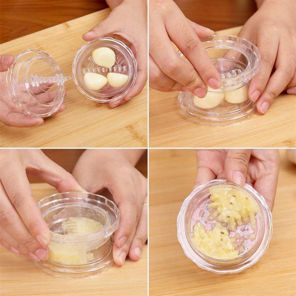 Mini handmatige knoflook twist