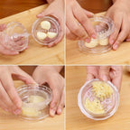 Mini handmatige knoflook twist
