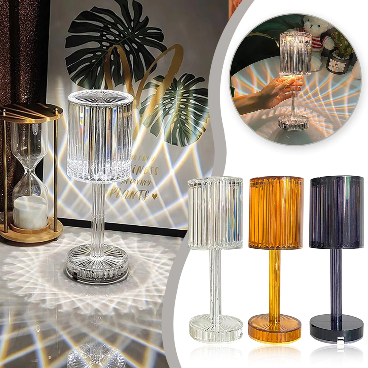 Gatsby kristallen lamp