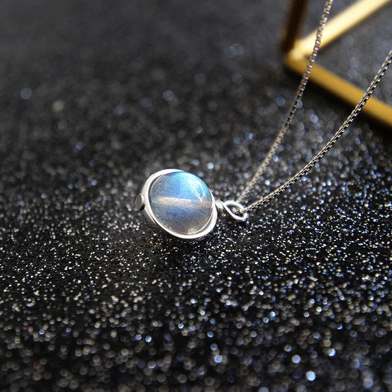 Labradoriet energie ketting