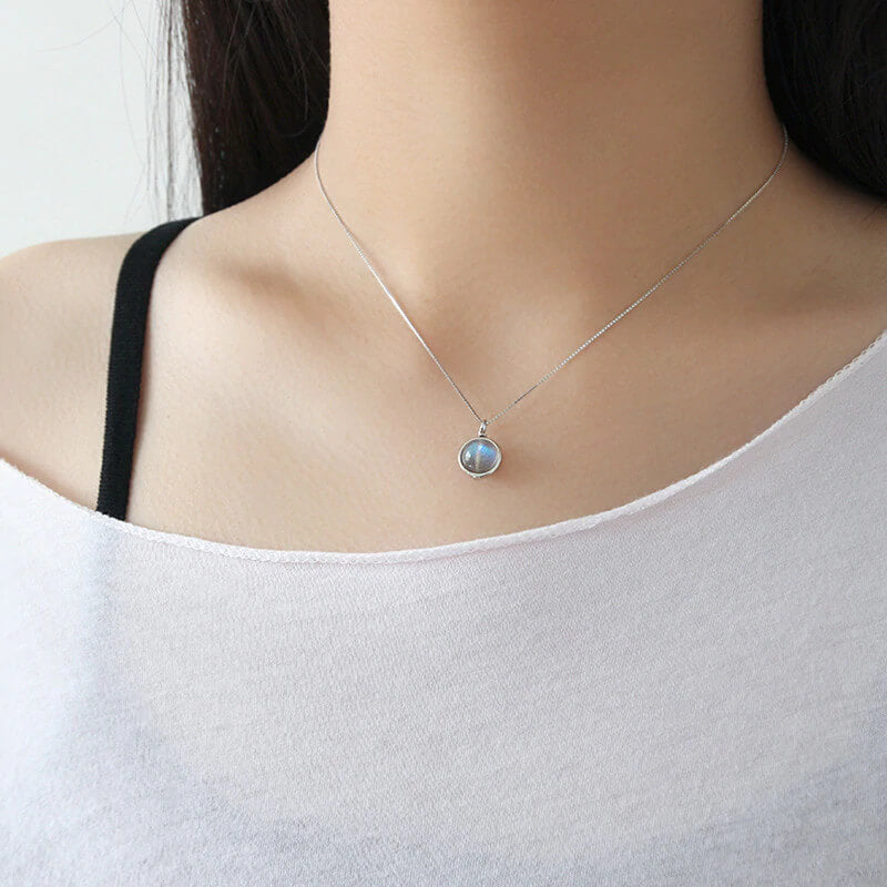 Labradoriet energie ketting