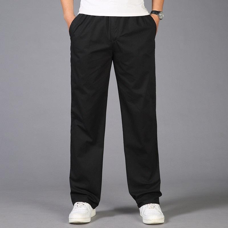Jaromir | Rechte herenbroek met elastische taille