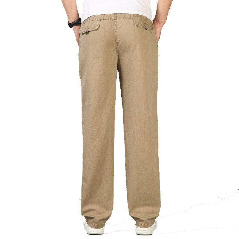 Jaromir | Rechte herenbroek met elastische taille