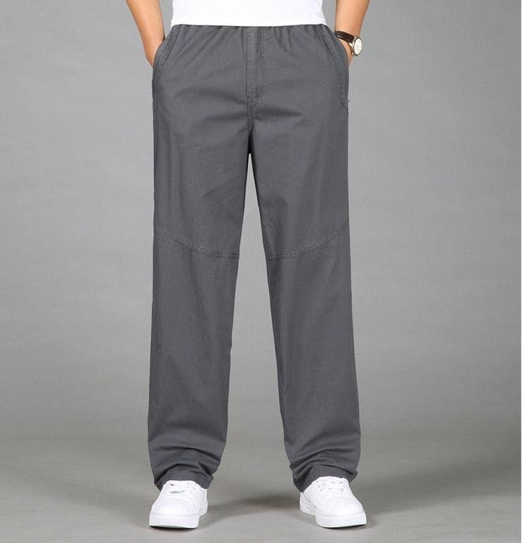 Jaromir | Rechte herenbroek met elastische taille