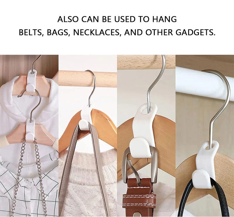 Ruimtebesparende kleerhangerset