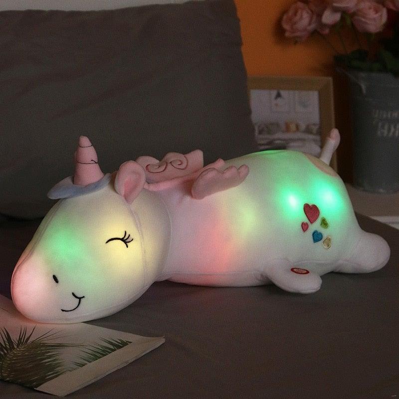 Stralend pluche eenhoorn met led-functie — afbeelding 21