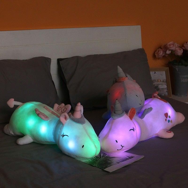 Stralend pluche eenhoorn met led-functie — afbeelding 10