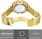 Skeleton-chronograafhorloge Megir