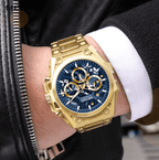 Skeleton-chronograafhorloge Megir