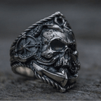 Gothic schedel ring