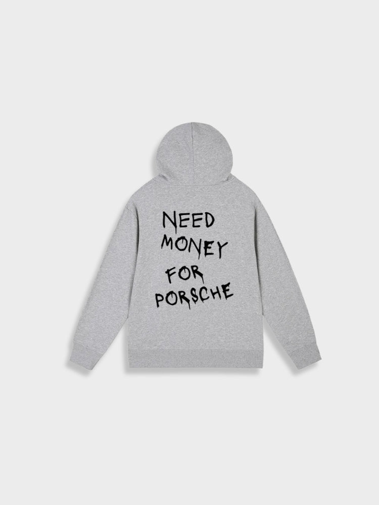 Oversized heren hoodie met print