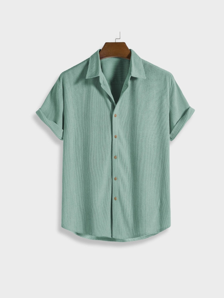 Heren corduroy zomerset met knoopsluiting