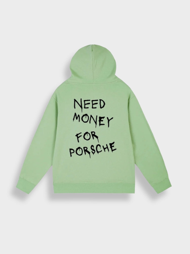 Oversized heren hoodie met print