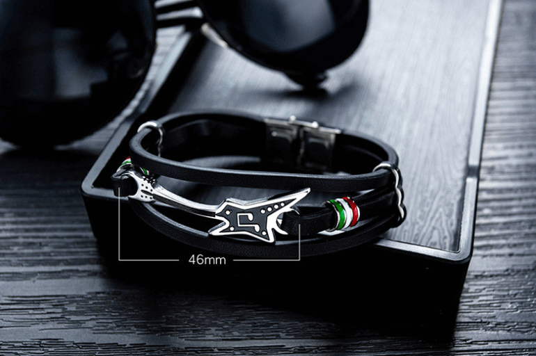 Gitaar armband – materiaal: Roestvrij Staal — afbeelding 11