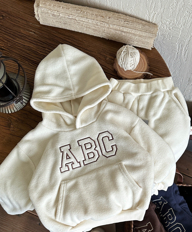 Winter kinderkledingset met bontvoering