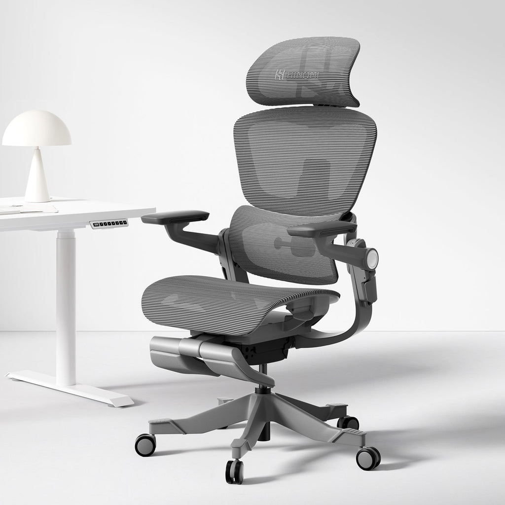 Ergonomische bureaustoel met 16 instelbare functies