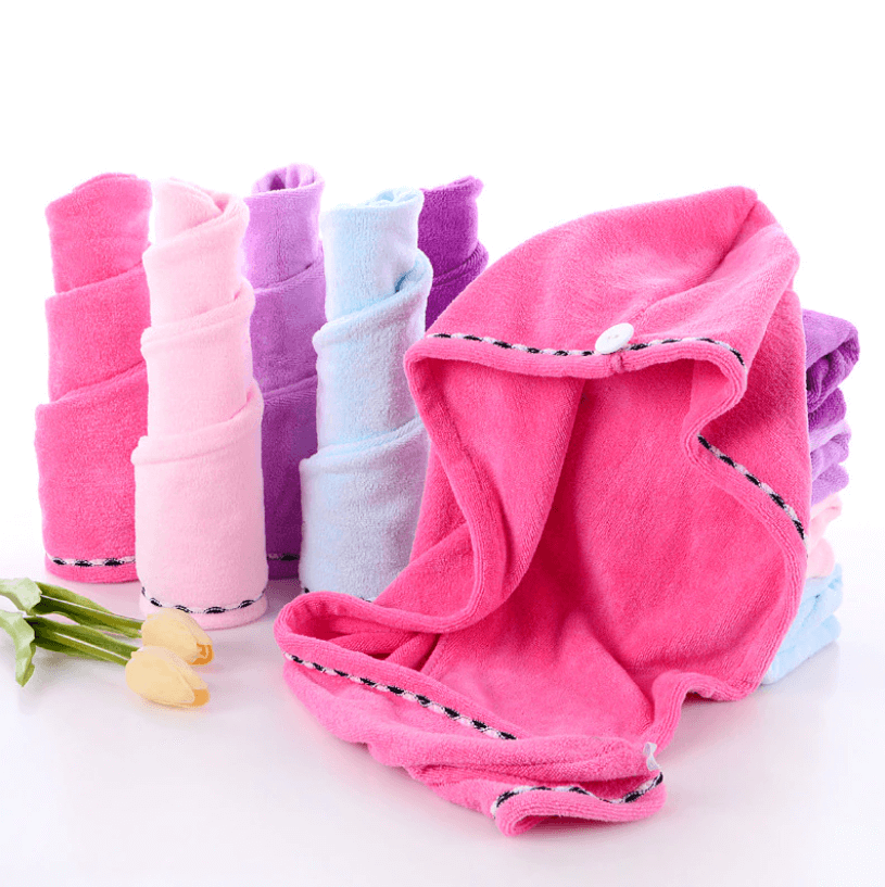 Instant dry haar handdoek