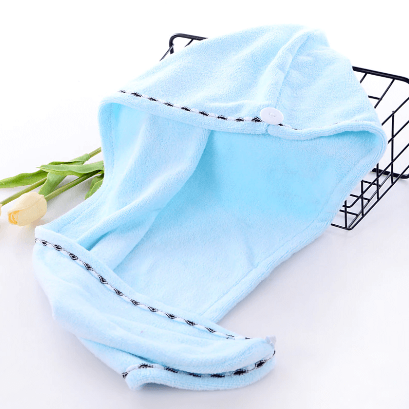 Instant dry haar handdoek