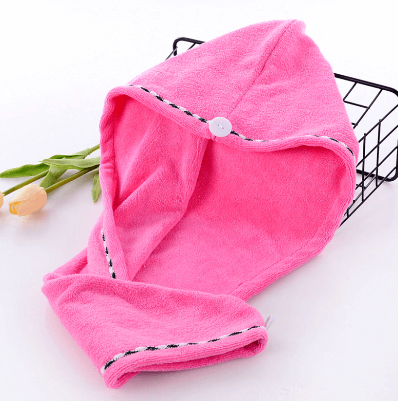 Instant dry haar handdoek