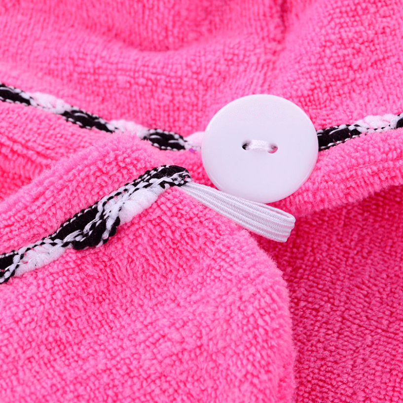 Instant dry haar handdoek
