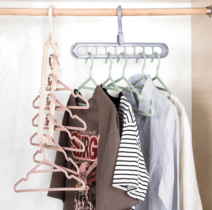 Ruimtebesparende magische hanger