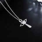 Engel vleugels kruis ketting