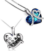 Kristallen ketting I Love You Forever
