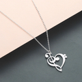 Muzikale hart ketting