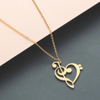 Muzikale hart ketting