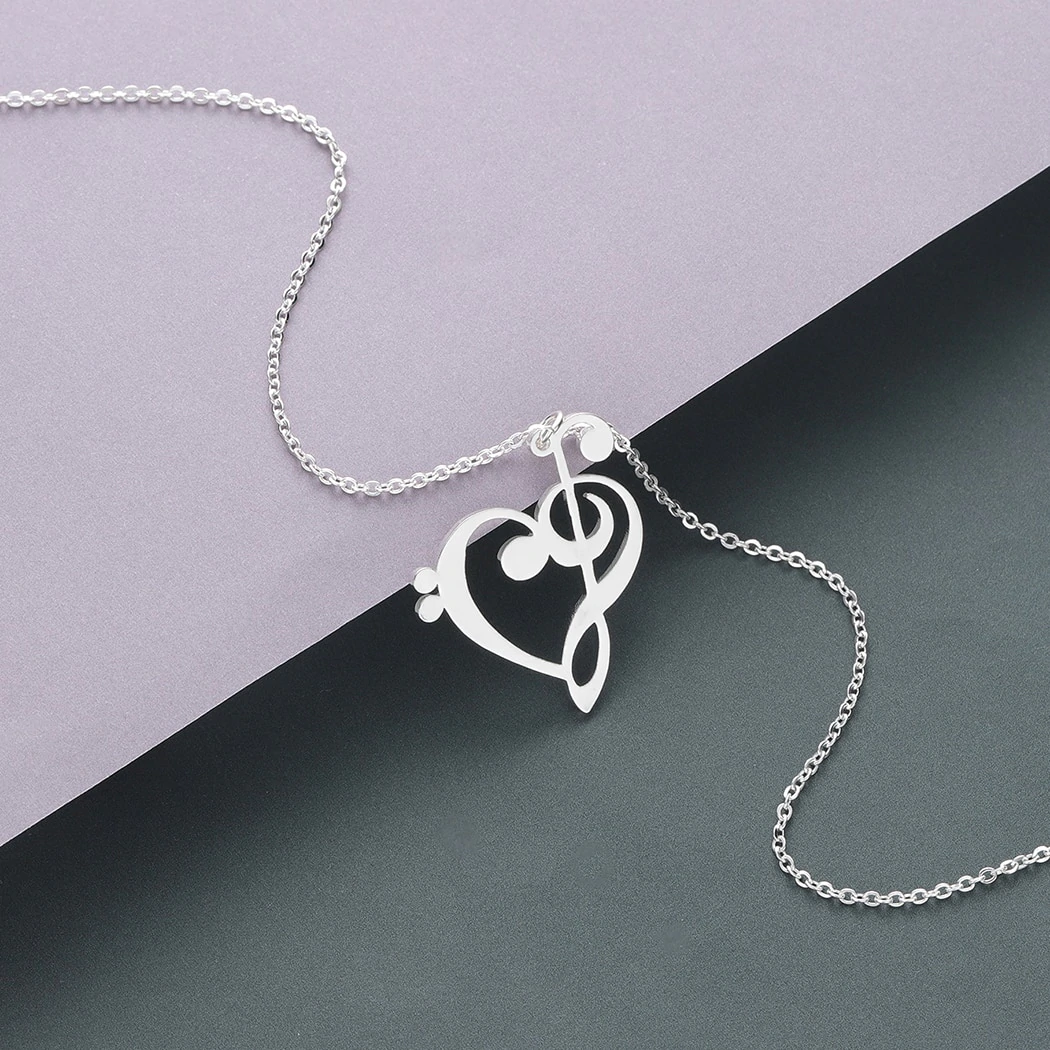 Muzikale hart ketting