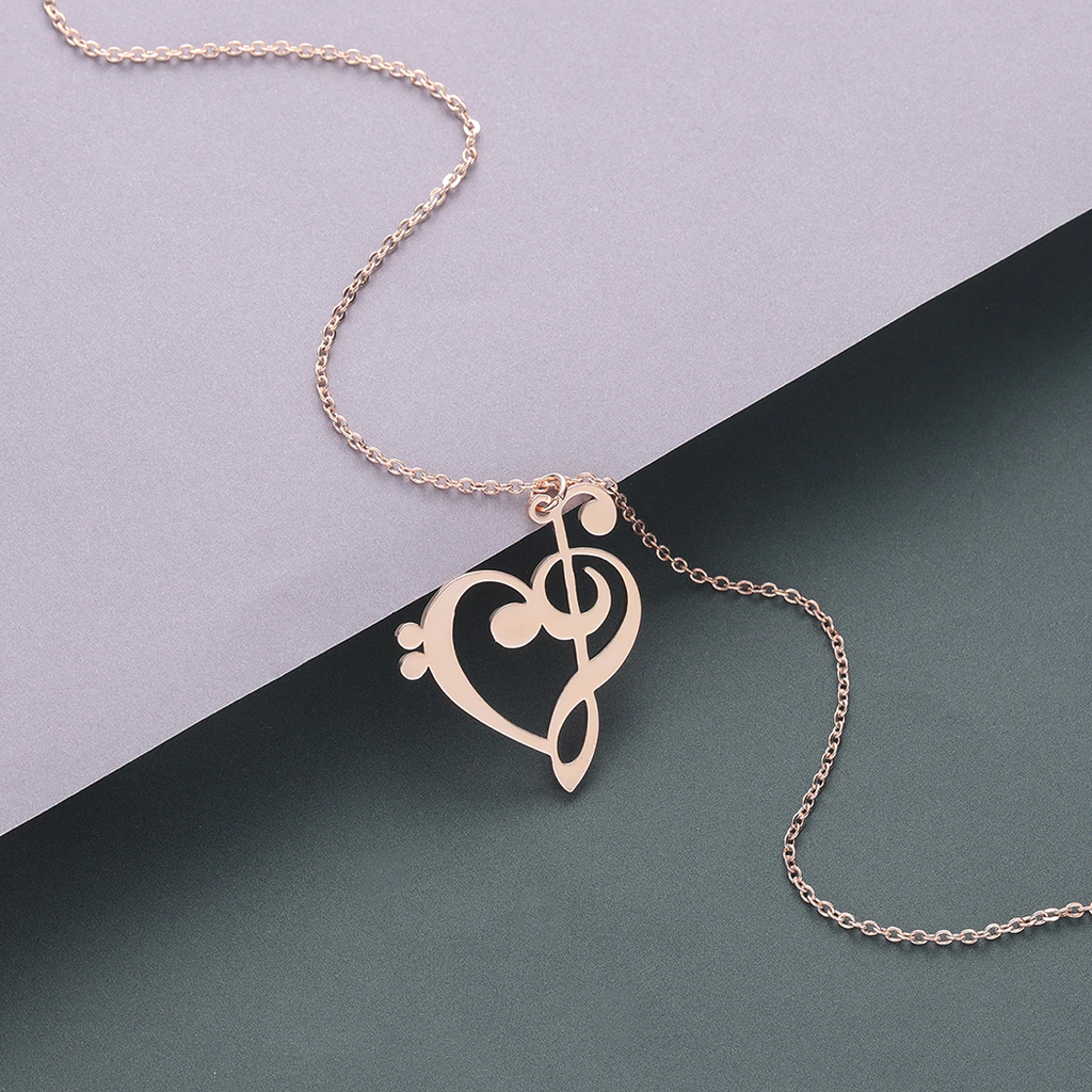 Muzikale hart ketting