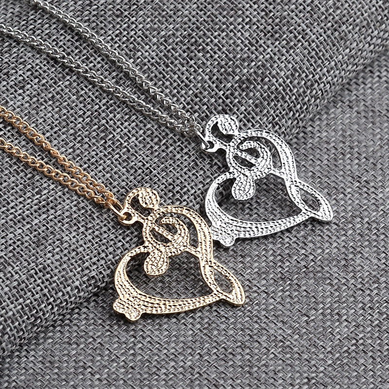 Muzikale hart ketting