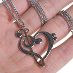 Muzikale hart ketting