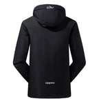Heren parka met afneembare capuchon