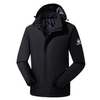 Heren parka met afneembare capuchon