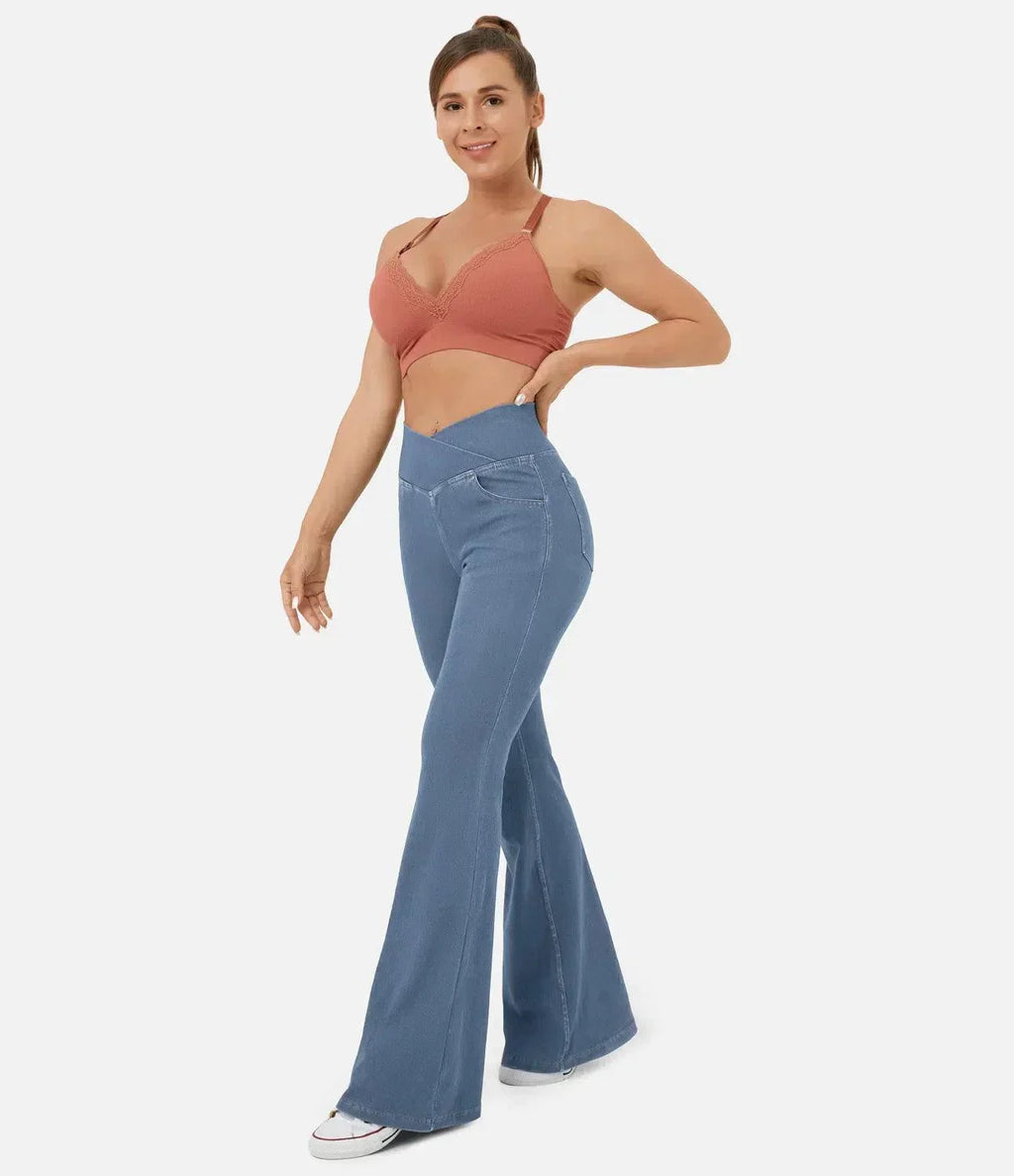 Curvy high waist jeans