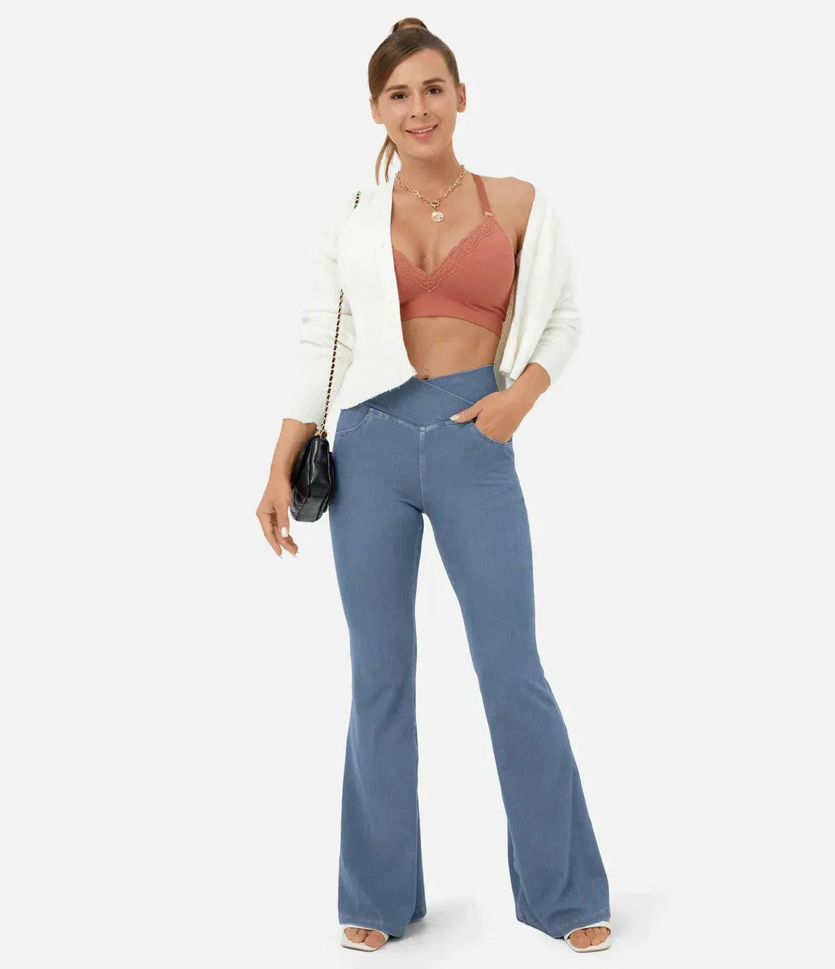 Curvy high waist jeans