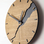 Houten wandklok