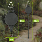Intrekbare plant ophanghaak