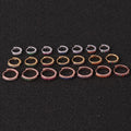 Kleurrijke oor piercings ringen – materiaal: Roestvrij Staal — afbeelding 3
